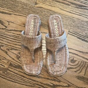 NWOB Aerosoles Cork Sandal Size 9M
